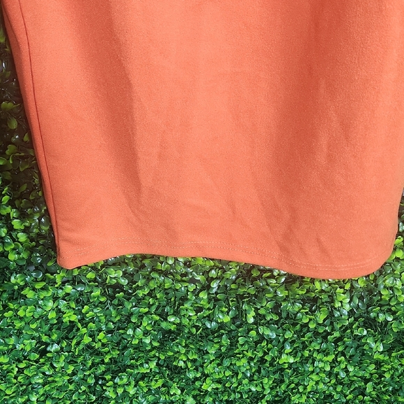 Orange Flutter Sleeve Mini Dress Size Xs - Picture 4 of 6